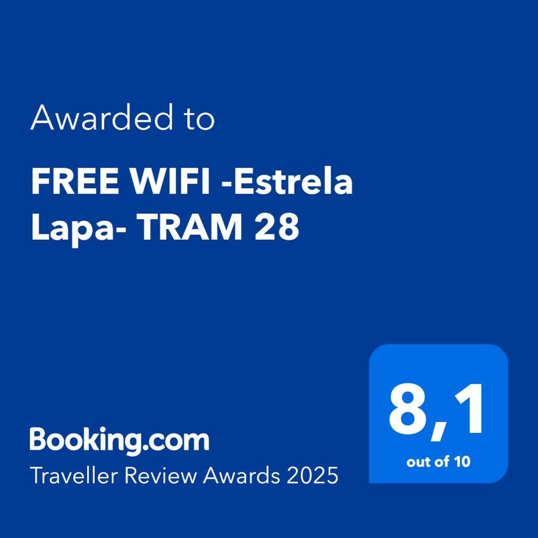 Appartamento Free Wifi -Estrela Lapa- Tram 28 Lisbona Esterno foto